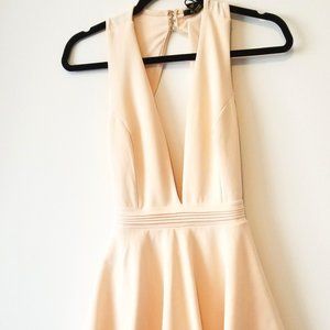 Revamped Peach Sleeveless Dress